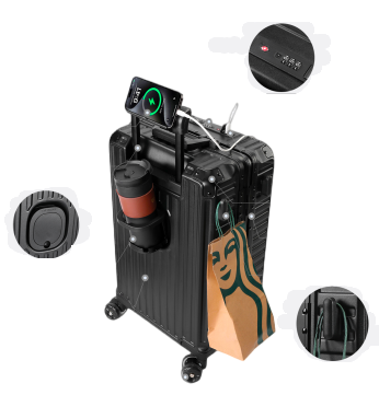 Tigernu T-N1059 Multifunctional Trolley Cabin Bag - Black