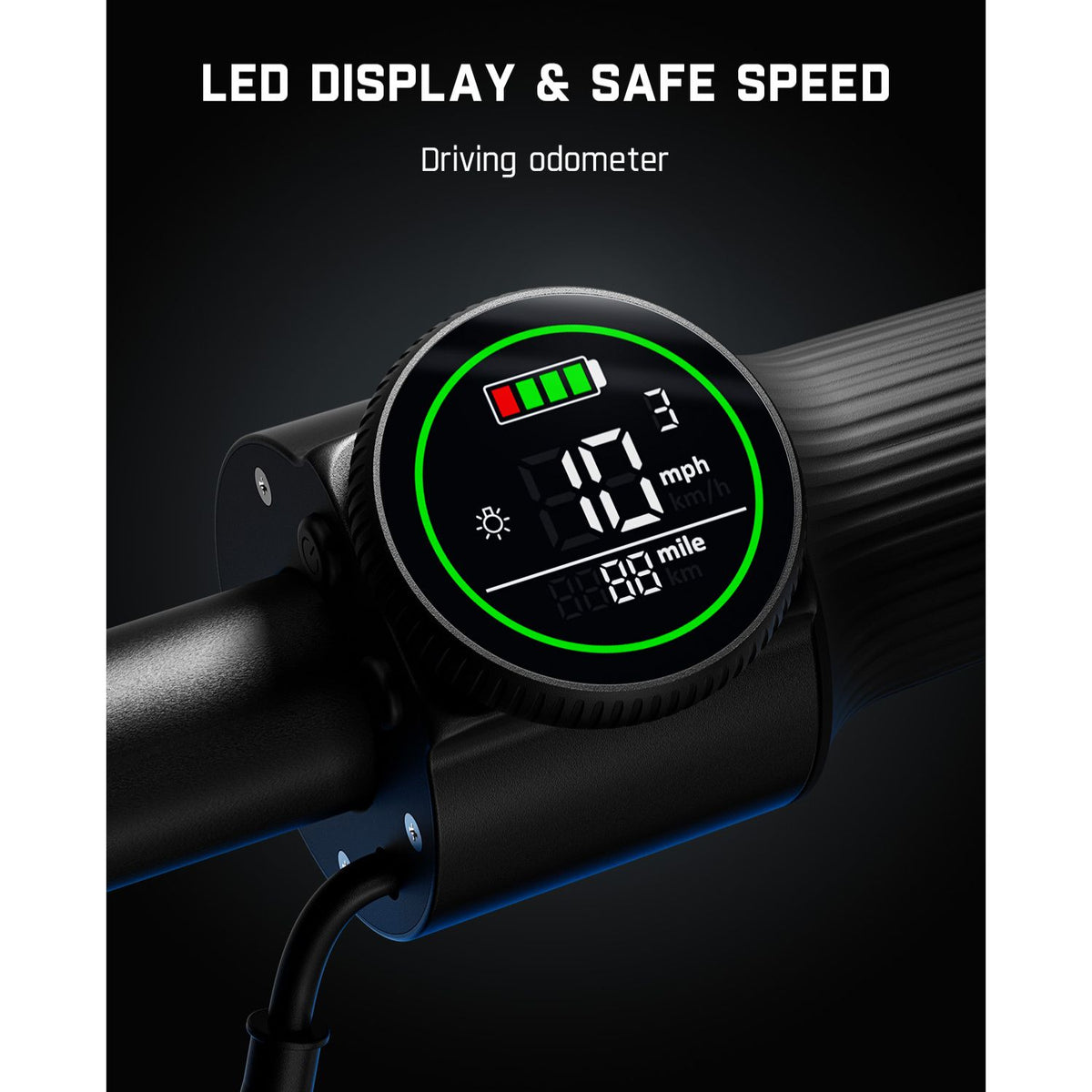 FanttikRide C10 Pro Electric Scooter for Kids - Black