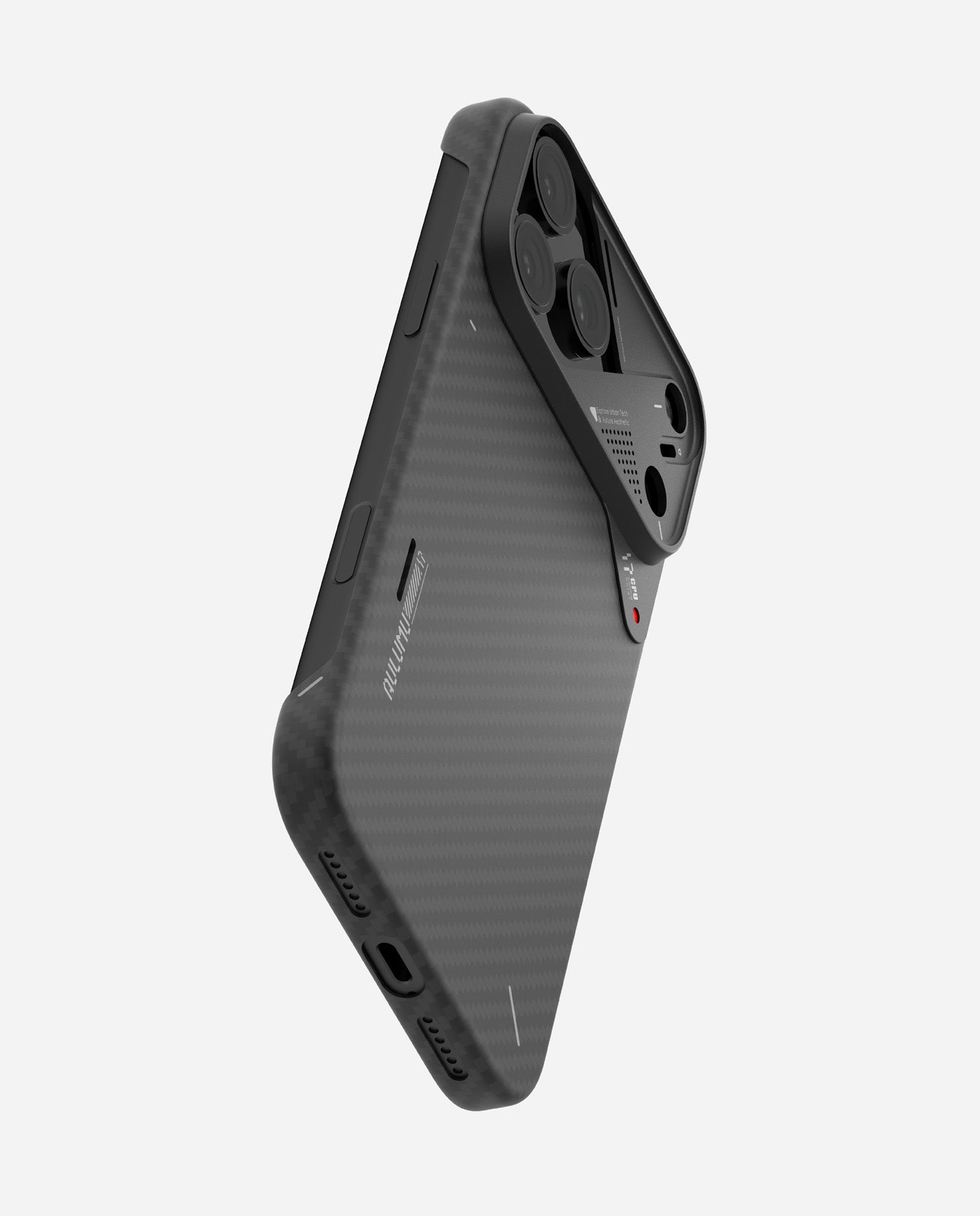 AULUMU A17 Aramid Fiber Case for iPhone 17 Pro - Black