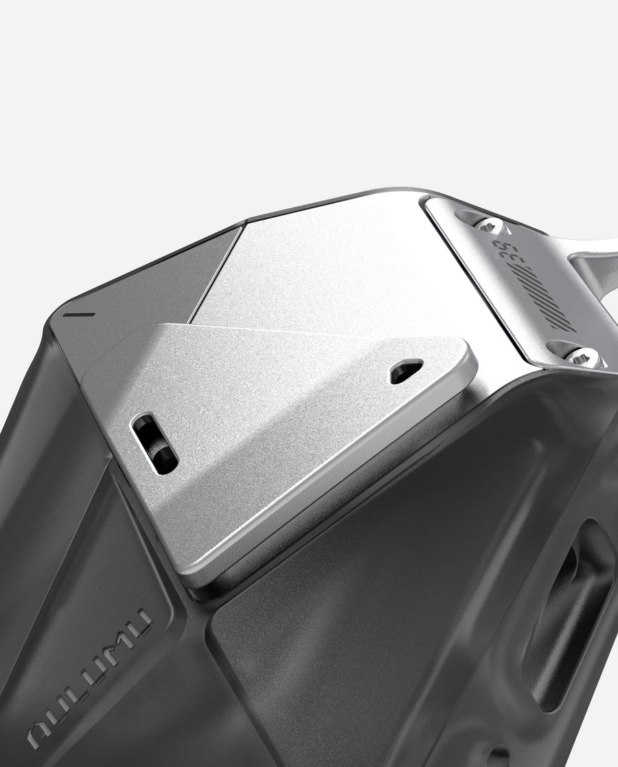 AULUMU A39 Hi-Per Shockproof Geometric Earphone Case for AirPods Pro 3 - Translucent Gray