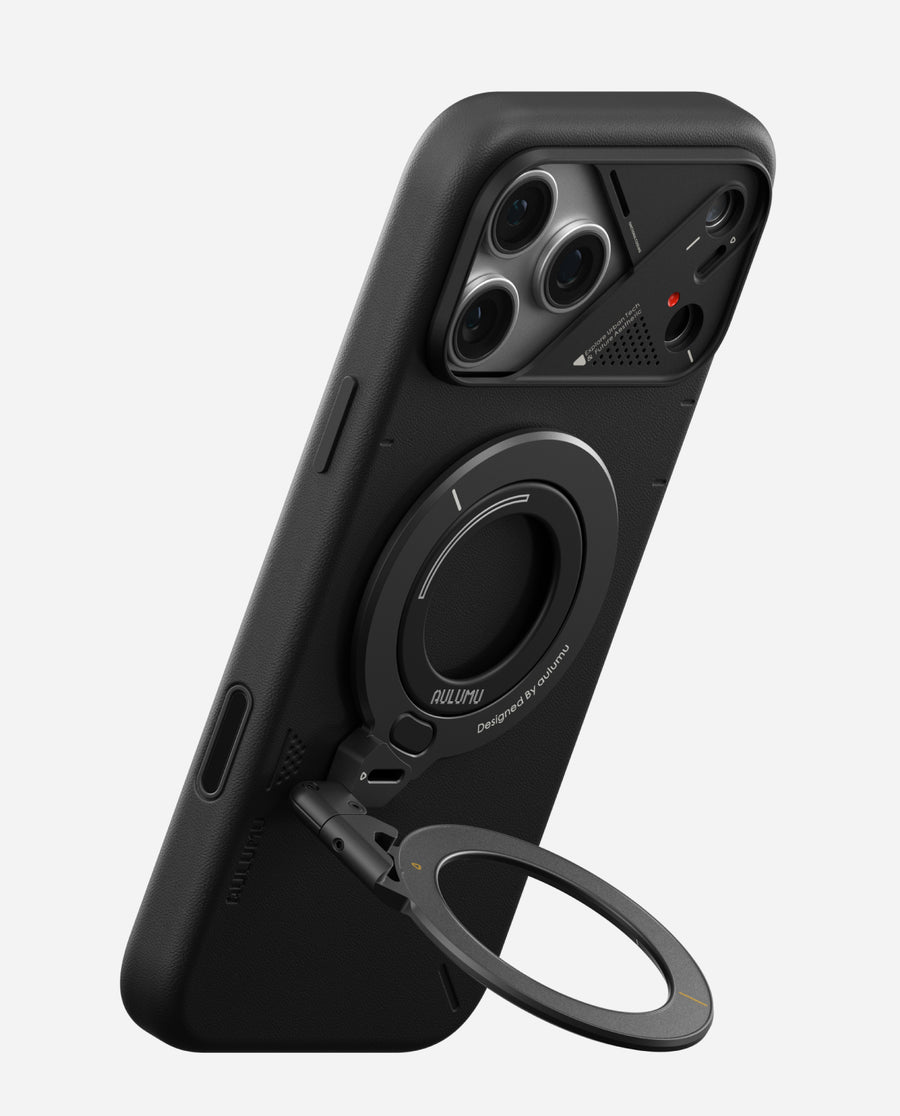 AULUMU G09 Infinite 360° MagSafe Stand | 3-Axis Rotation - Black