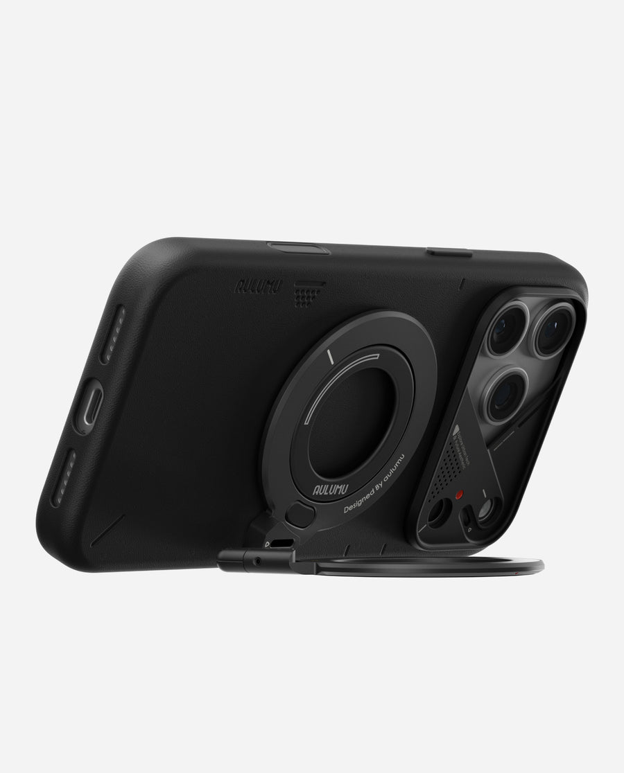 AULUMU G09 Infinite 360° MagSafe Stand | 3-Axis Rotation - Black