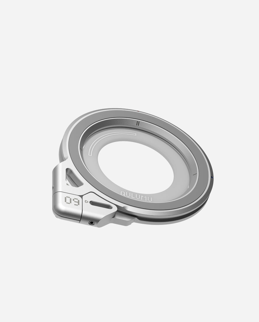 AULUMU G09 Infinite 360° MagSafe Stand | 3-Axis Rotation - Silver