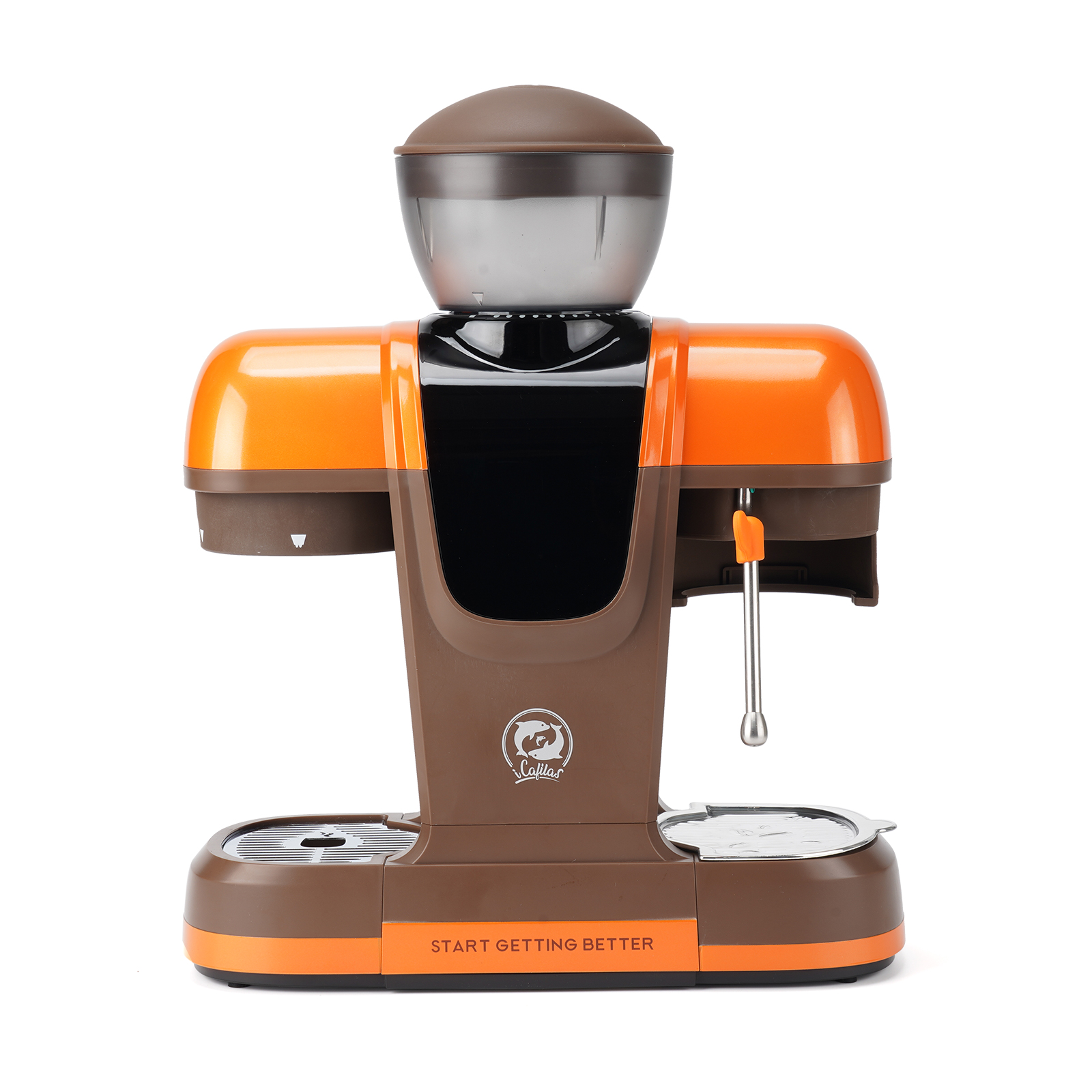 iCafilas Capadeli Portafilter Coffee Maker - Orange