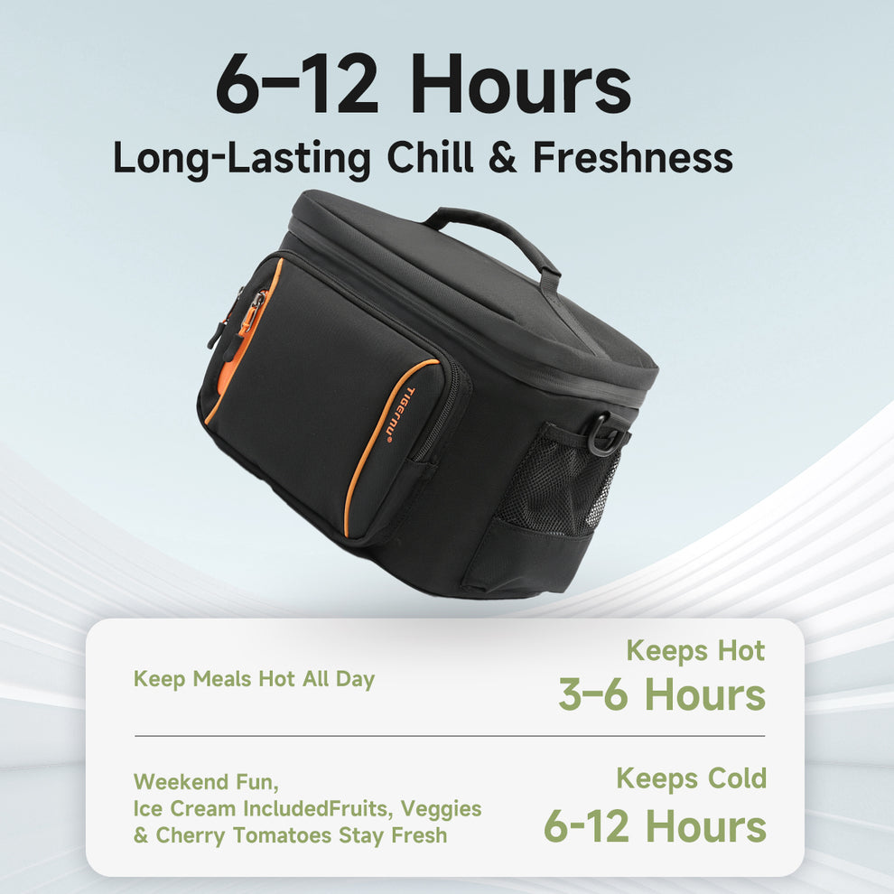 Tigernu T-S81196 13L Insulated Cooler Bagpack - Black