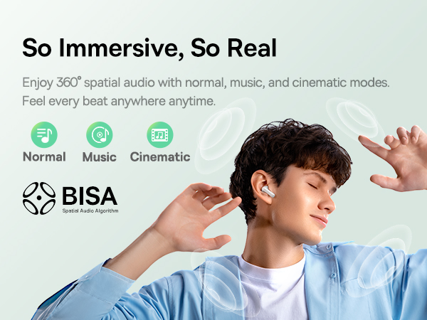 Baseus Bass BP1 NC In-Ear True Wireless Earbuds - Moon White