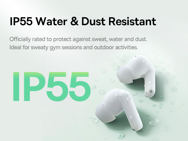 Baseus Bass BP1 NC In-Ear True Wireless Earbuds - Moon White