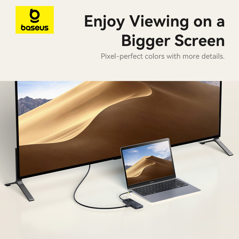 Baseus Dual Fast Charging 6-in-1 HUB - Cosmic Black