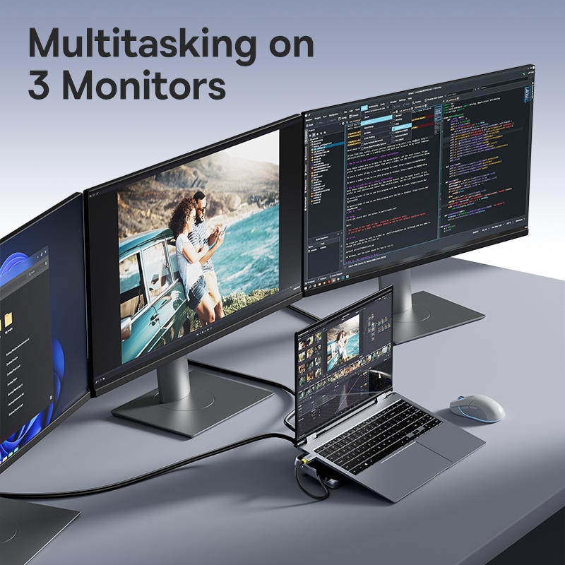 Baseus EliteJoy EH3 12-in-1 HUB - Space Grey