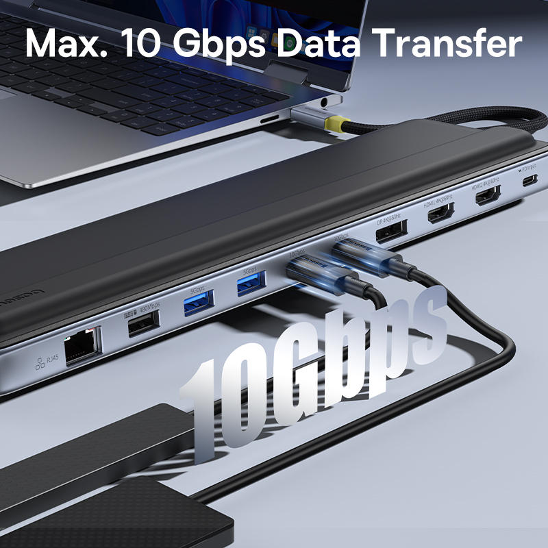 Baseus EliteJoy EH3 12-in-1 HUB - Space Grey