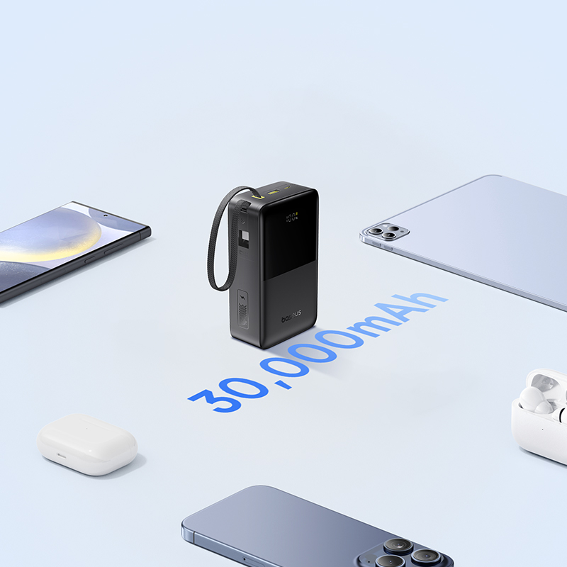 Baseus EnerFill FC51 Bipow2 Pro Power Bank 30000mAh 22.5W - Black