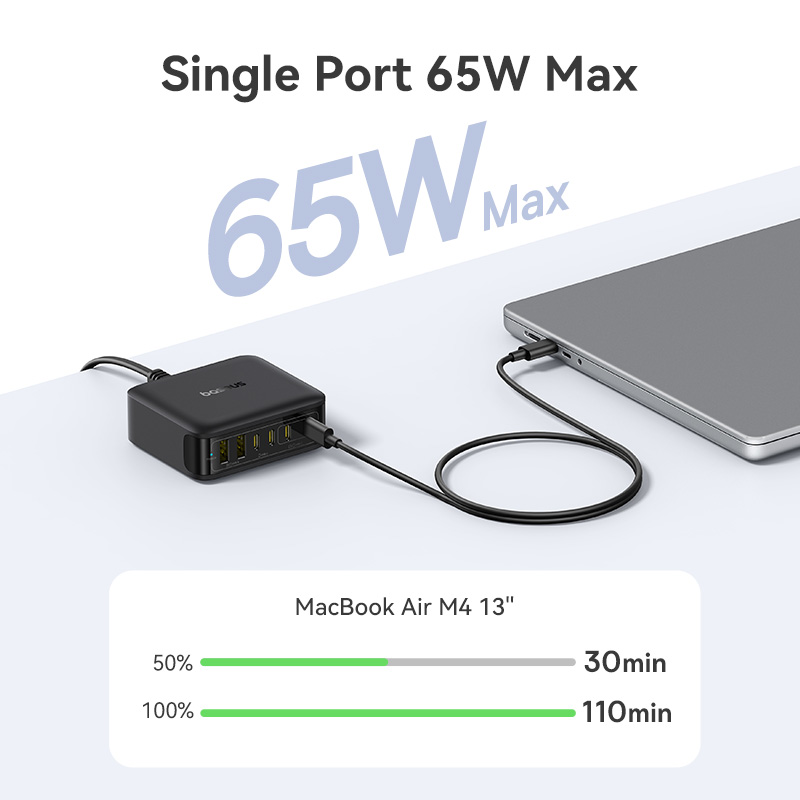 Baseus EnerFill FH21 Desktop Charging Station 120W - Cosmic Black