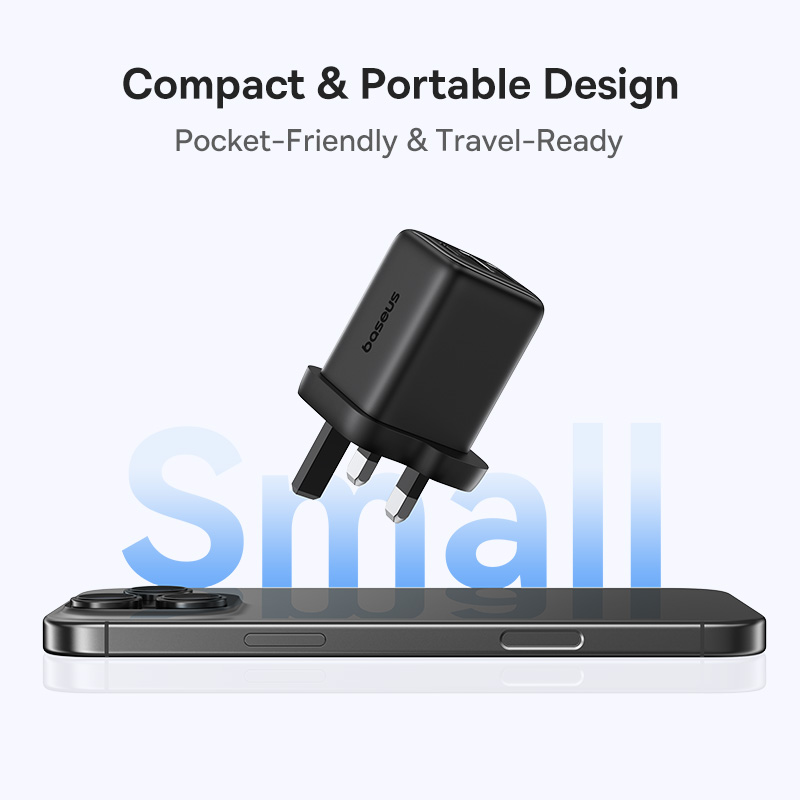 Baseus EnerFill FN11 2U+C 30W - Black