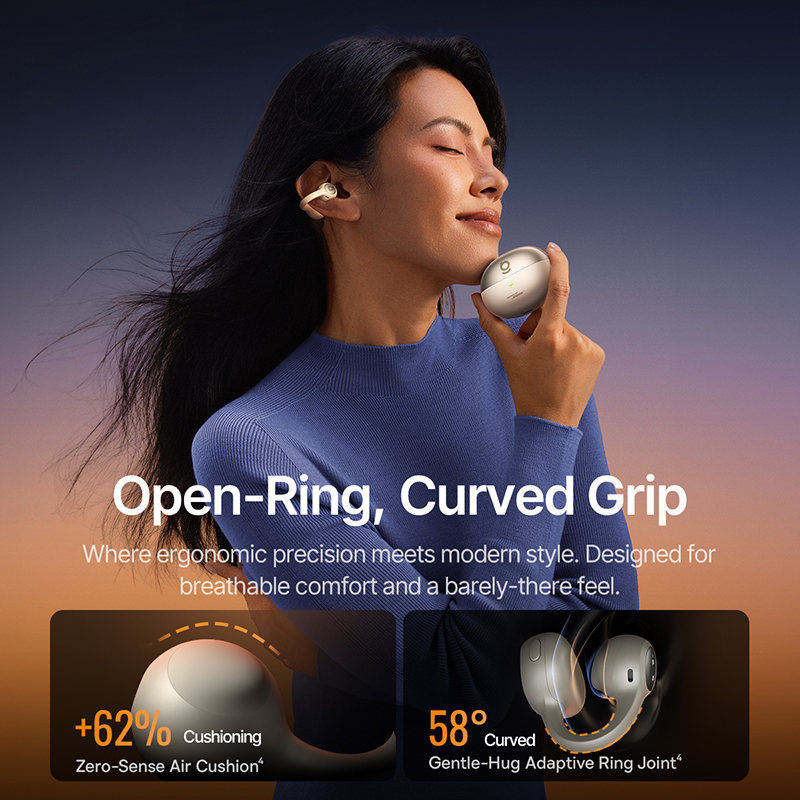 Baseus Inspire XC1 Open-Ear True Wireless Earbuds - Black