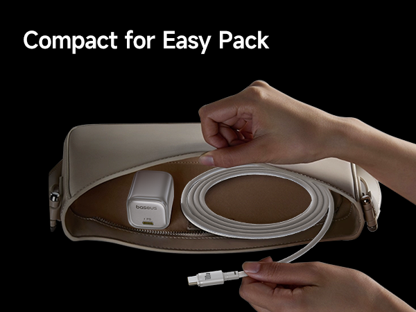 Baseus New Braided Cable USB-C to USB-C 100W 1m - White