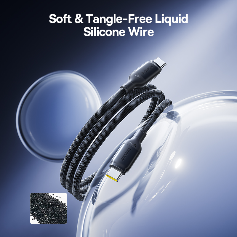 Baseus PicoGo Ⅱ Cable USB-C to USB-C 240W 1m - Black