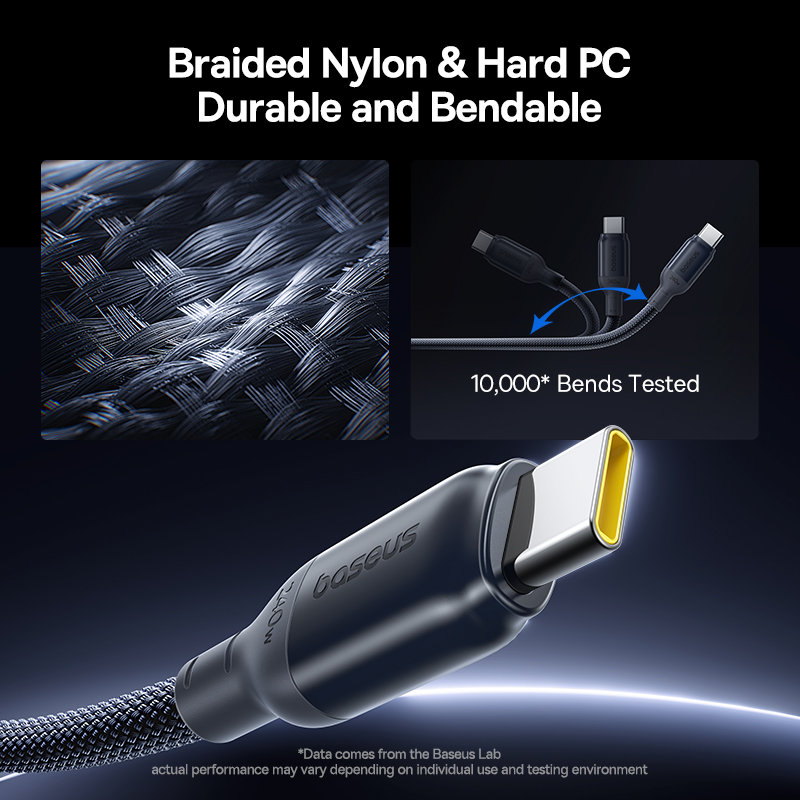 Baseus PicoGo Ⅱ Cable USB-C to USB-C 240W 2m - Black