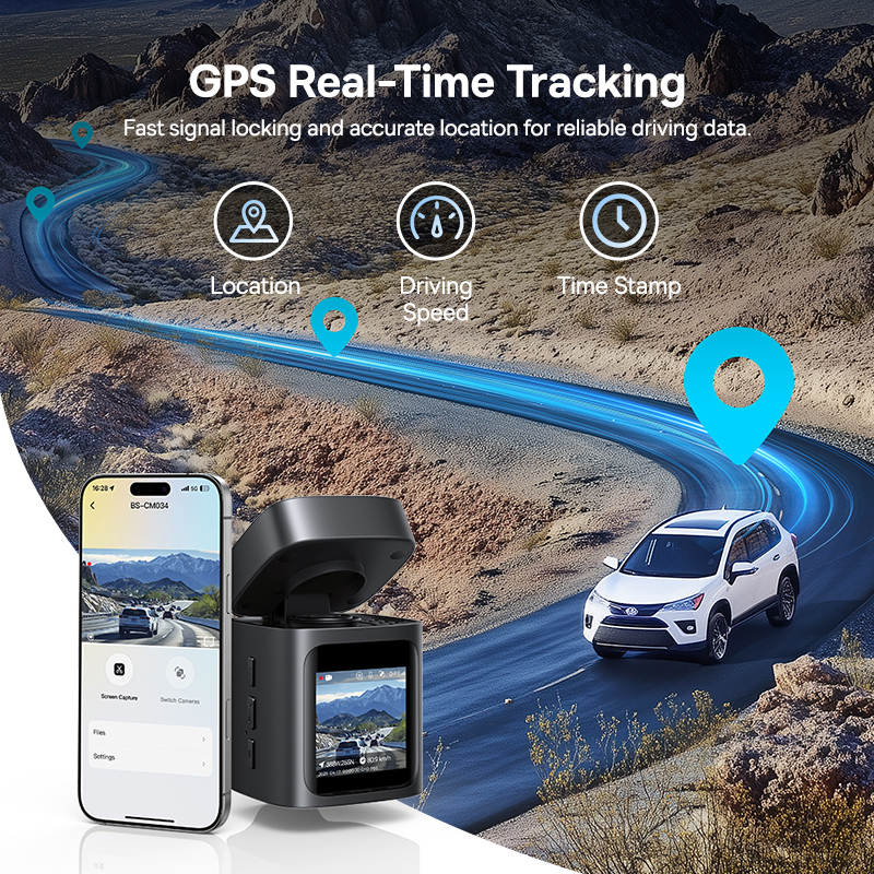 Baseus PrimeTrip VD1 Pro Dash Cam 4K Super Capacity - Cosmic Black