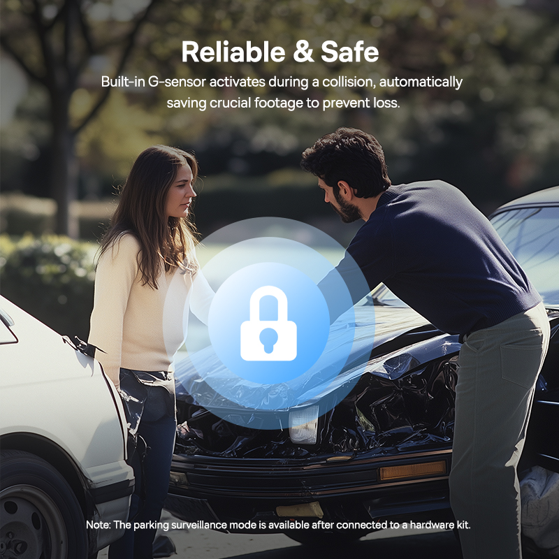 Baseus PrimeTrip VD1 Pro Dash Cam 4K Super Capacity - Cosmic Black