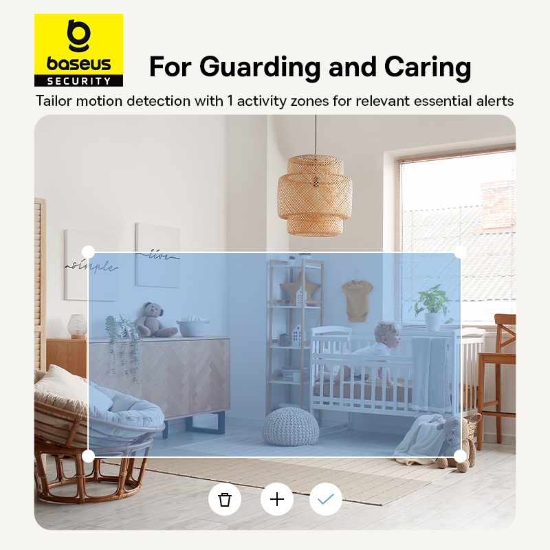 Baseus Security P1 Pro Indoor Camera 3K - White