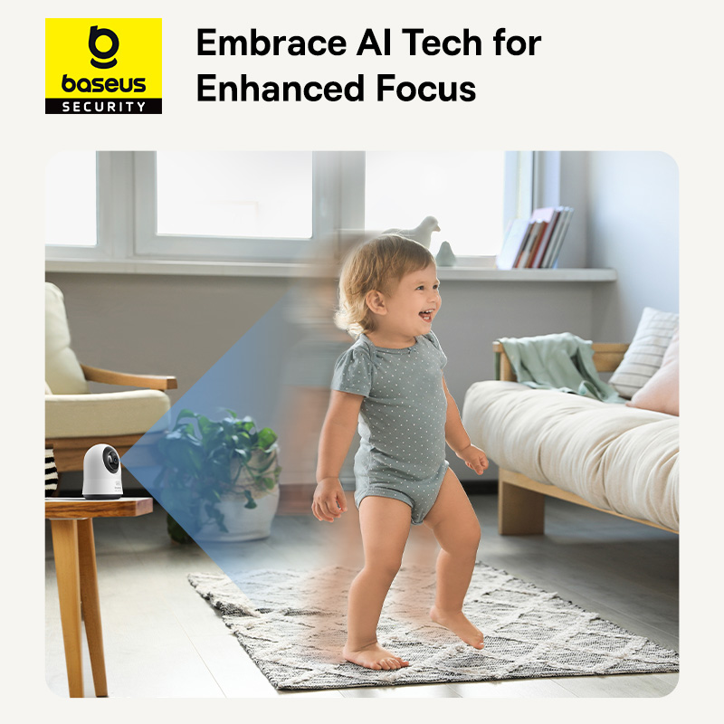 Baseus Security P1 Pro Indoor Camera 3K - White