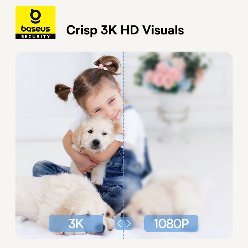 Baseus Security P1 Pro Indoor Camera 3K - White