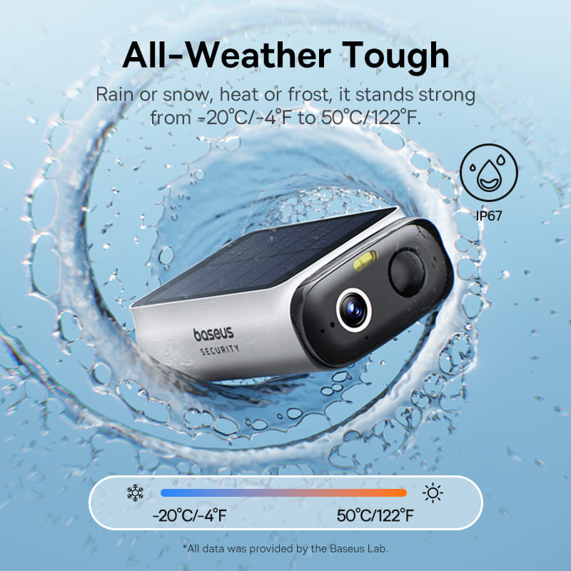 Baseus Security S1 Lite Outdoor Camera 2K - White