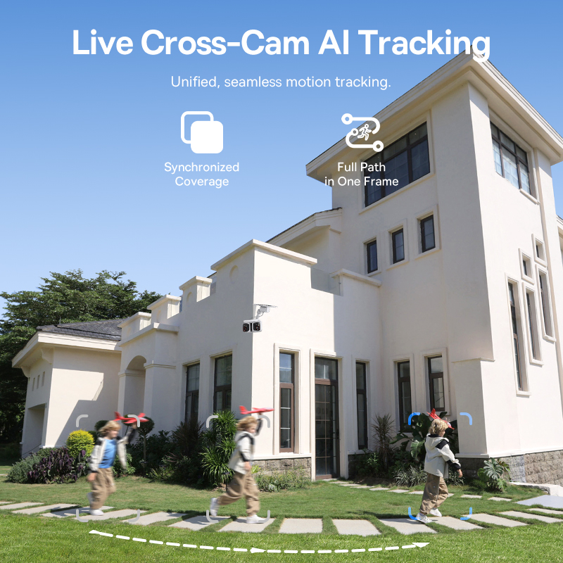 Baseus Security X1 Pro Outdoor Dual Camera 4K - White