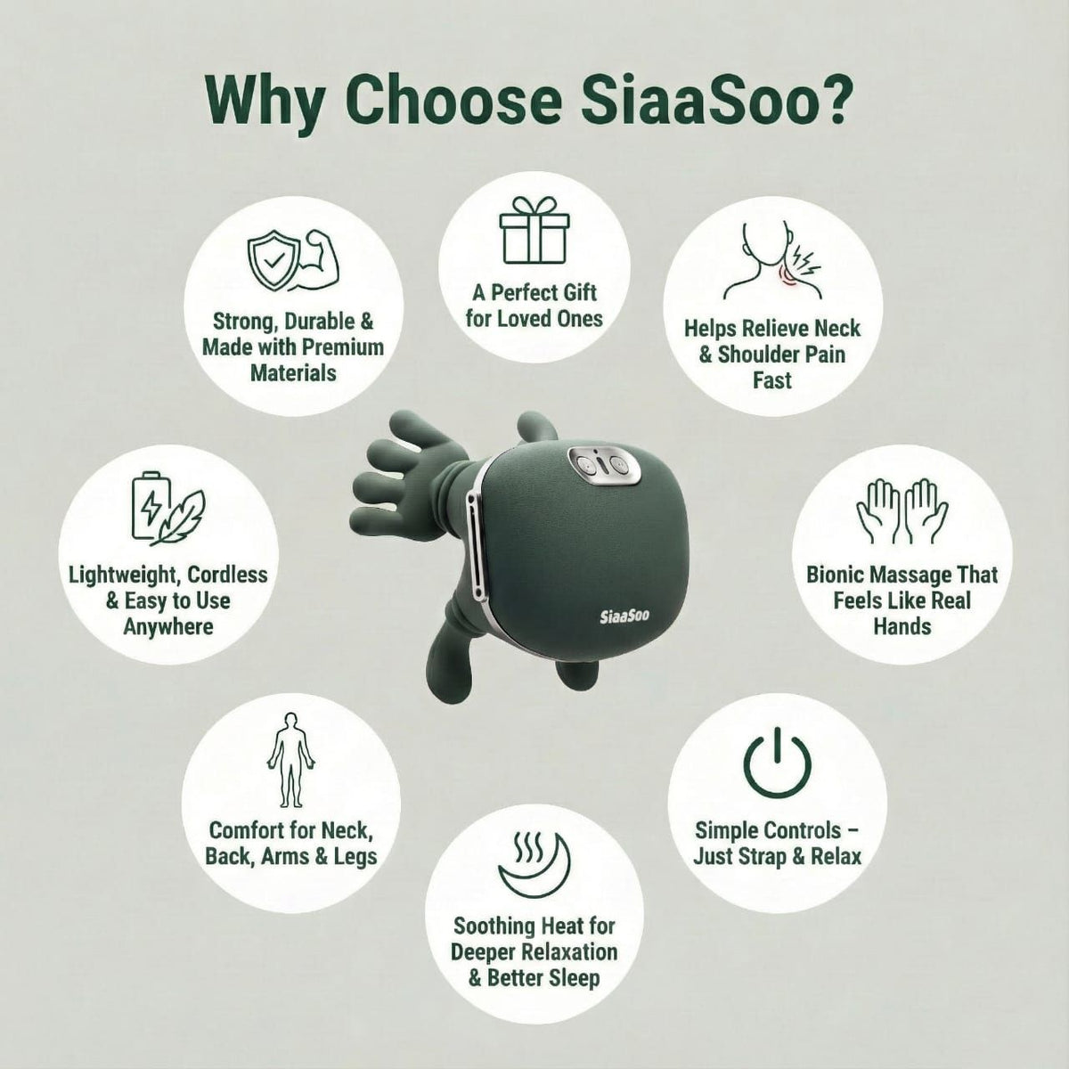 SiaaSoo™ Comfort Technology Electric Body Massager