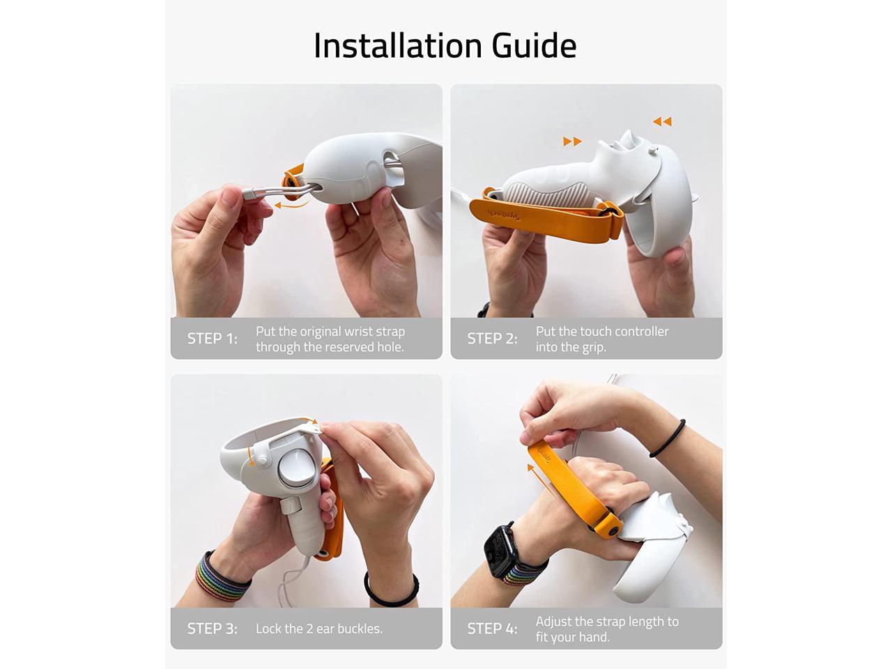 Syntech Touch Controller Grips Cover Compatible with Meta/Oculus Quest 2