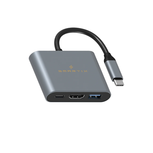 Smart Premium 3 in 1 Hub (USB-C) Cable