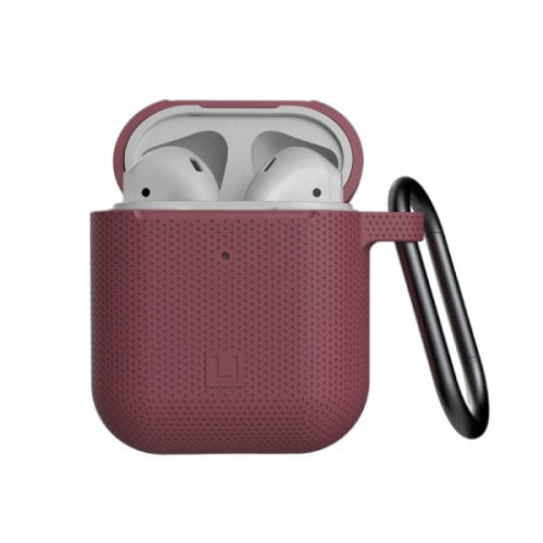 UAG Apple Airpods DOT Silicone Case Aubergine