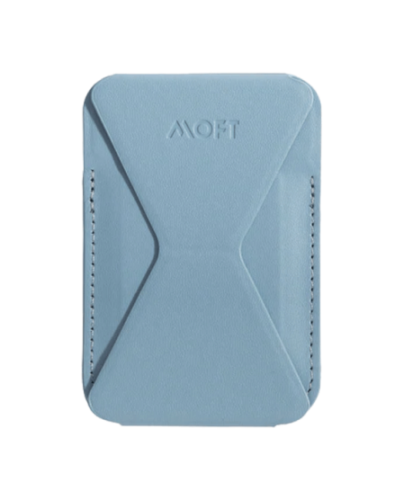 MOFT Snap-On Phone Stand & Wallet (Magsafe Compatible) - Windy Blue