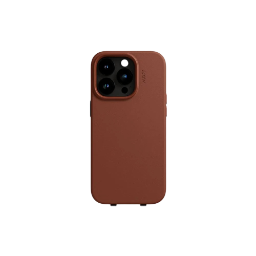 MOFT Vegan Leather Snap Phone Case iPhone 14 Pro - Brown