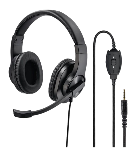 Hama 139926 HSP350 PC Office Headset Stereo Black