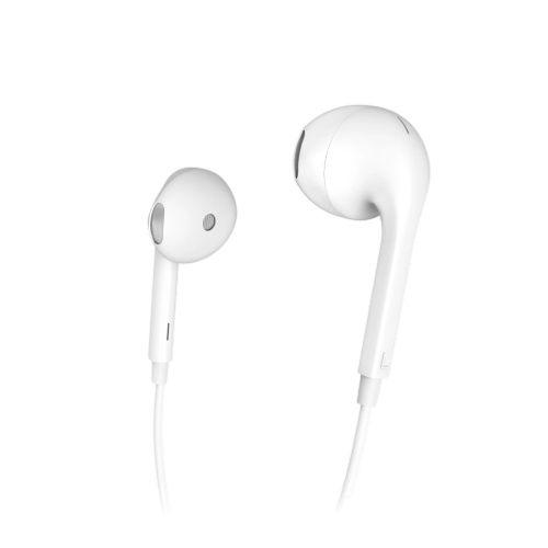 Hama 184156 Glow Headphones Earbuds Microphone Lightning White