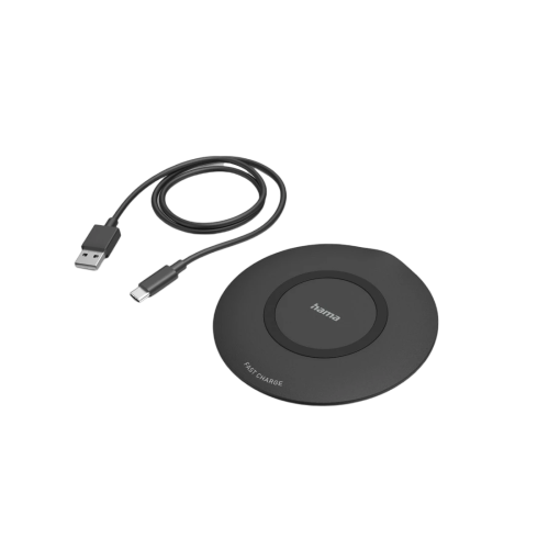 Hama 201674 Wireless Charger QIFC15 15W Schwarz