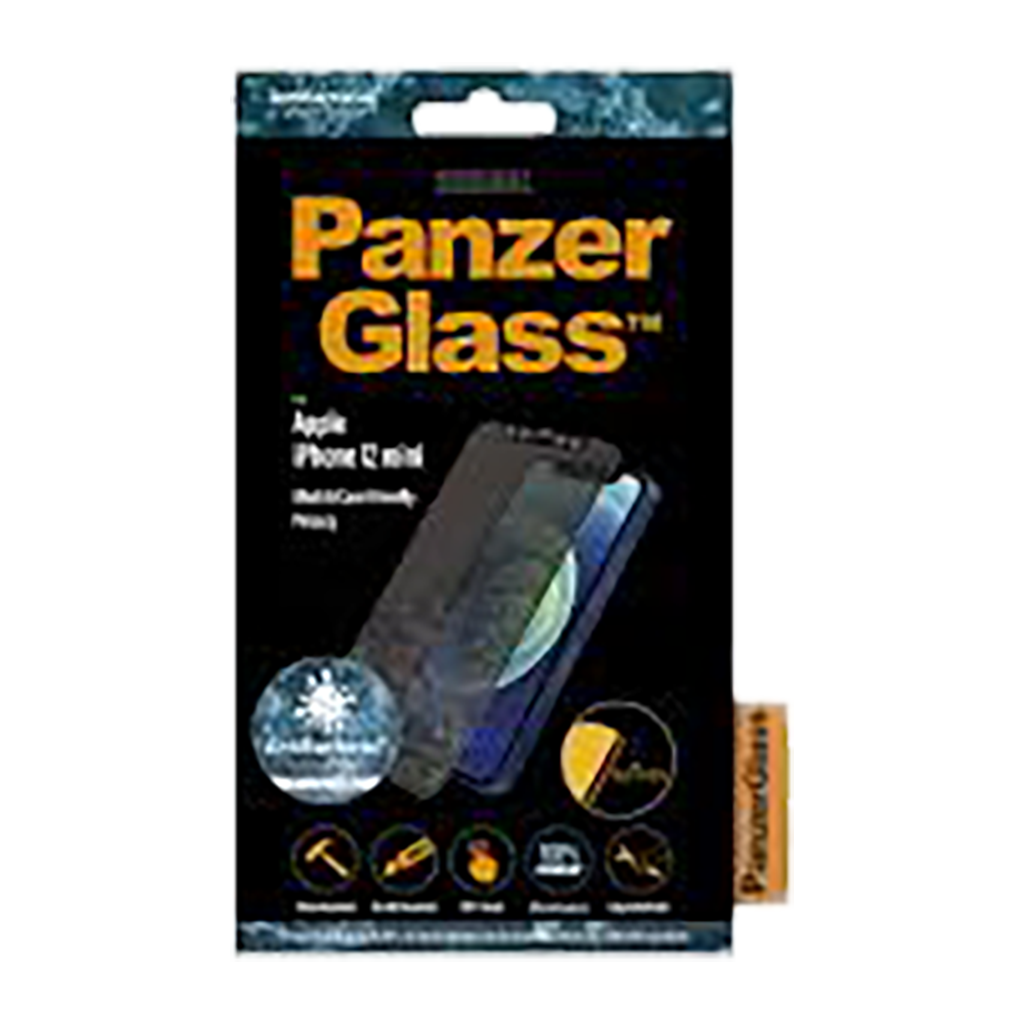 PanzerGlass For iPhone 12 Mini Case Friendly Clear black