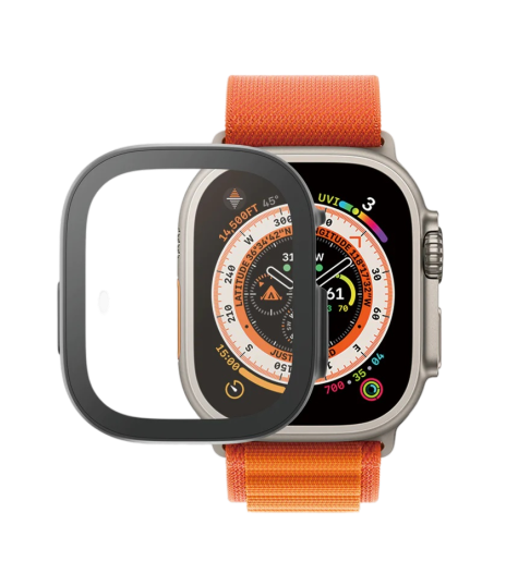 PanzerGlass Apple Watch Ultra 49 mm Full Body (Black Bomber + Glass on Top)
