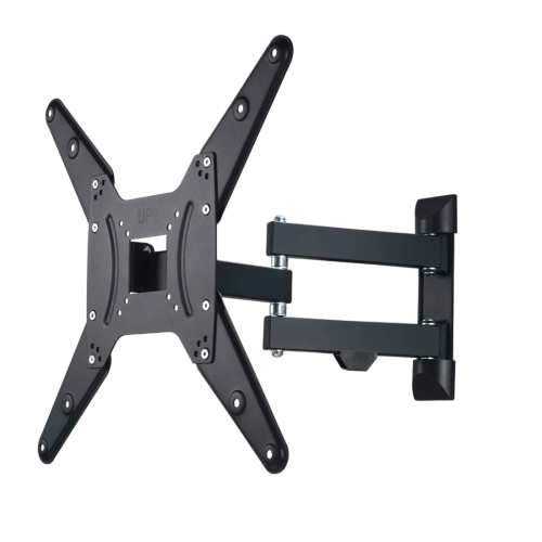 Hama FULLMOTION TV Wall Bracket, 1 Star, 400x400, 165cm (65"), 2 arms - Black