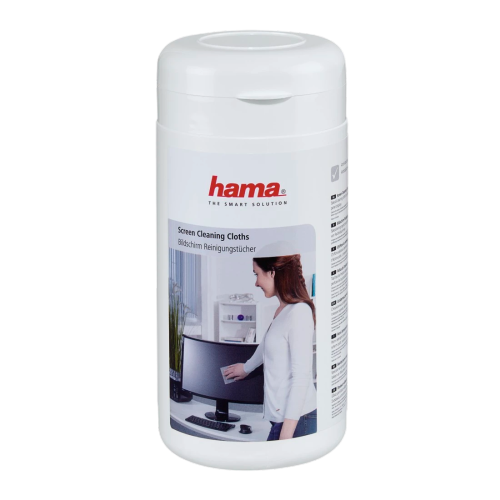 Hama Screen Cleaning Cloths 100 pcs in Dispenser Tub