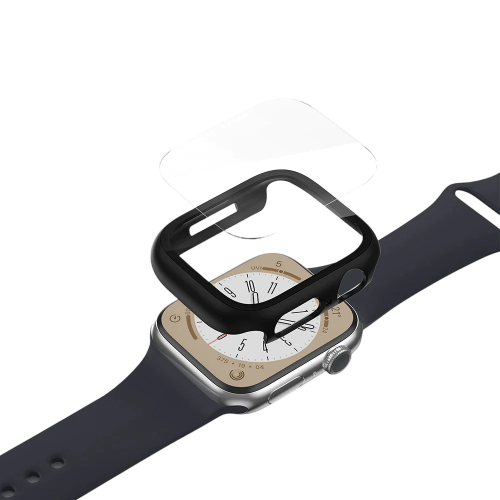 Amazing Thing Apple Watch Series 8 Marsix Bumper W/ Glass 45mm Black