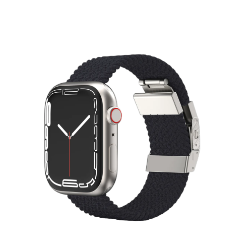 Amazing Thing Titan Weave Band For Apple Watch 45/44/42mm Black