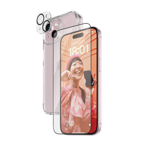 PanzerGlass iPhone 15 6.1" - 360 Bundle with D3O - Clear
