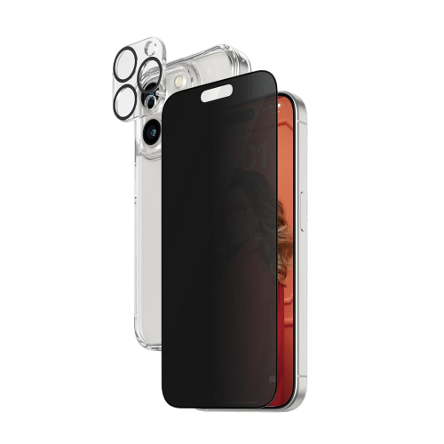 PanzerGlass iPhone 15 6.1" Pro - 360 Bundle with D3O - Privacy