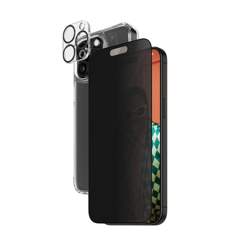 PanzerGlass iPhone 15 6.7" Pro Max - 360 Bundle with D3O - Privacy