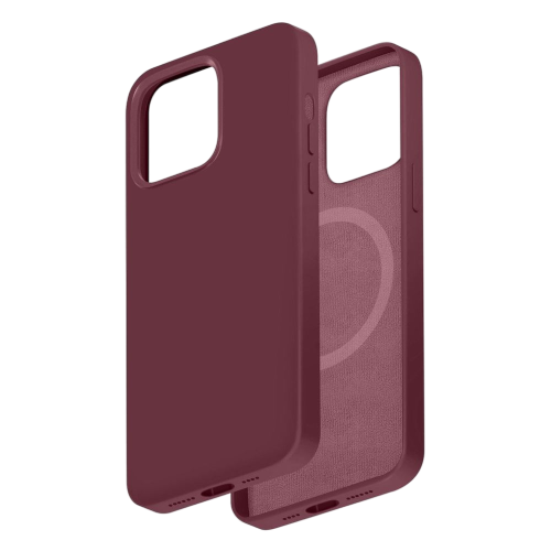 Smartix Premium Silicone Magnetic Case for iPhone 14 Pro Max Plum
