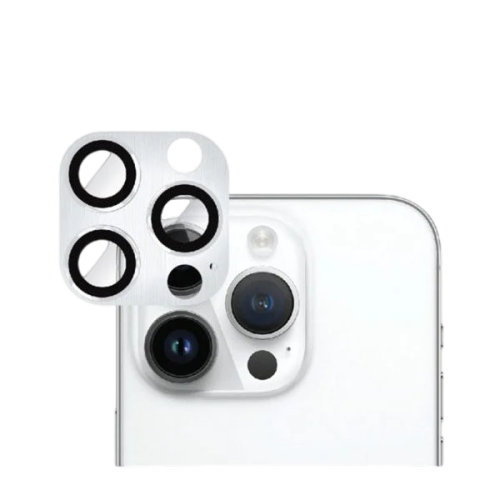 Smartix Premium Aluminium Camera Glass for Iphone 14 Pro/Pro Max- Silver