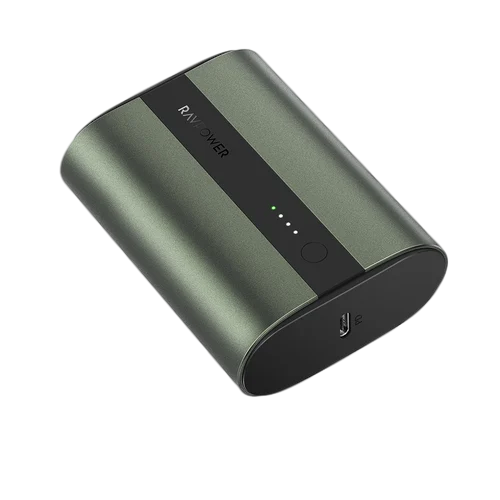 Ravpower Power Bank 10000mAh PD+QC 2-Port 18W Metallic Midnight Green