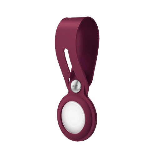 UNIQ Vencer Silicon Airtag Loop Case Burgundy (Maroon)